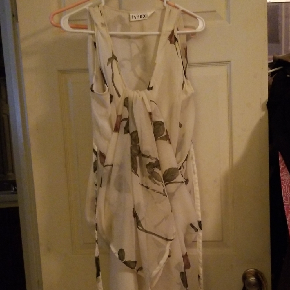 Layered long dress